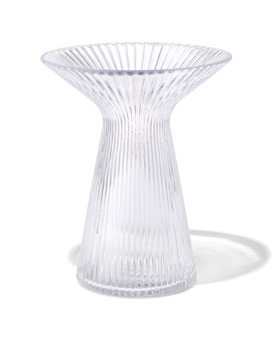 vase &agrave; collerette verre &Oslash;4x22 - 13323136 - HEMA