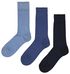 3er-Pack Herren-Socken, Piqué dunkelblau dunkelblau - 1000023344 - HEMA