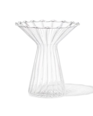 vase pour b&acirc;tonnets parfum&eacute;s ⌀10x12 cm verre avec col transparent - 13507591 - HEMA
