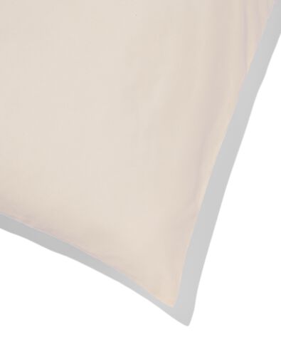 taie d'oreiller 60x70cm coton doux beige - 5130021 - HEMA