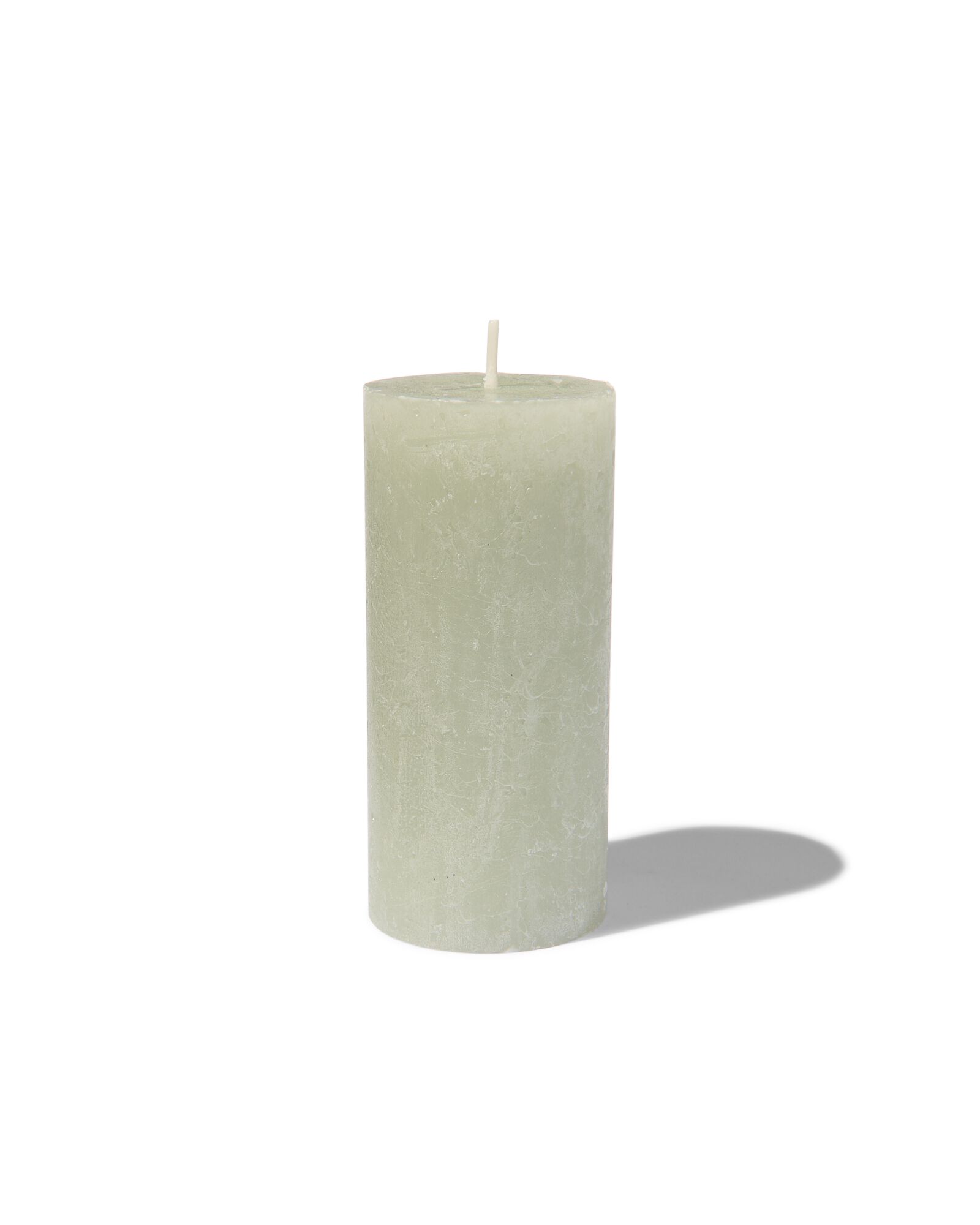rustikale Kerze, &Oslash; 5 x 11 cm, hellgr&uuml;n hellgr&uuml;n 5 x 11 - 13503396 - HEMA