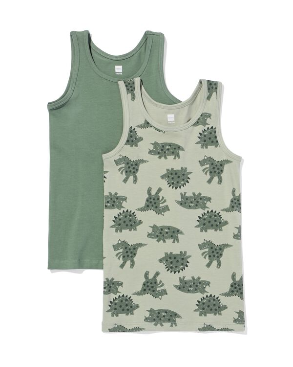 d&eacute;bardeur enfant dinosaure - lot de 2 vert - 19200440GREEN - HEMA