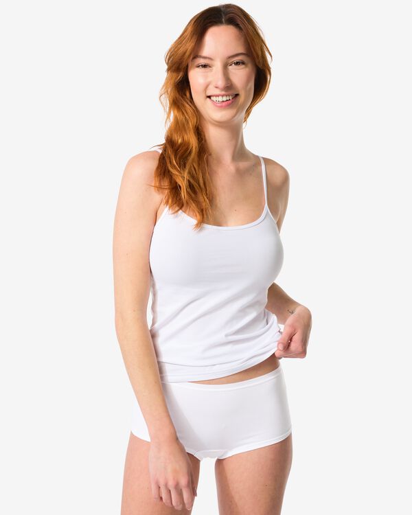 boxer femme coton confort parfait  blanc - 19611314WHITE - HEMA