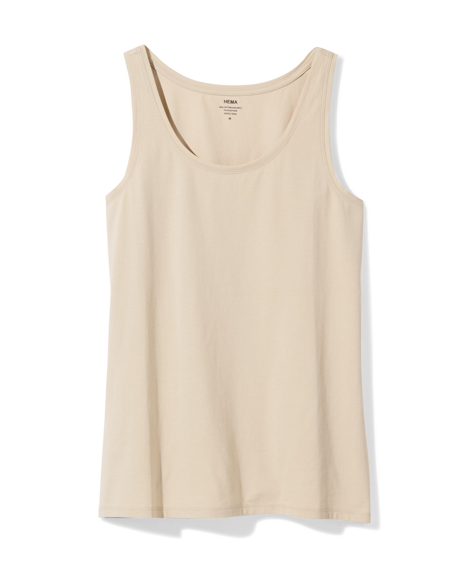 damessinglet Carry zand zand - 36353680SAND - HEMA