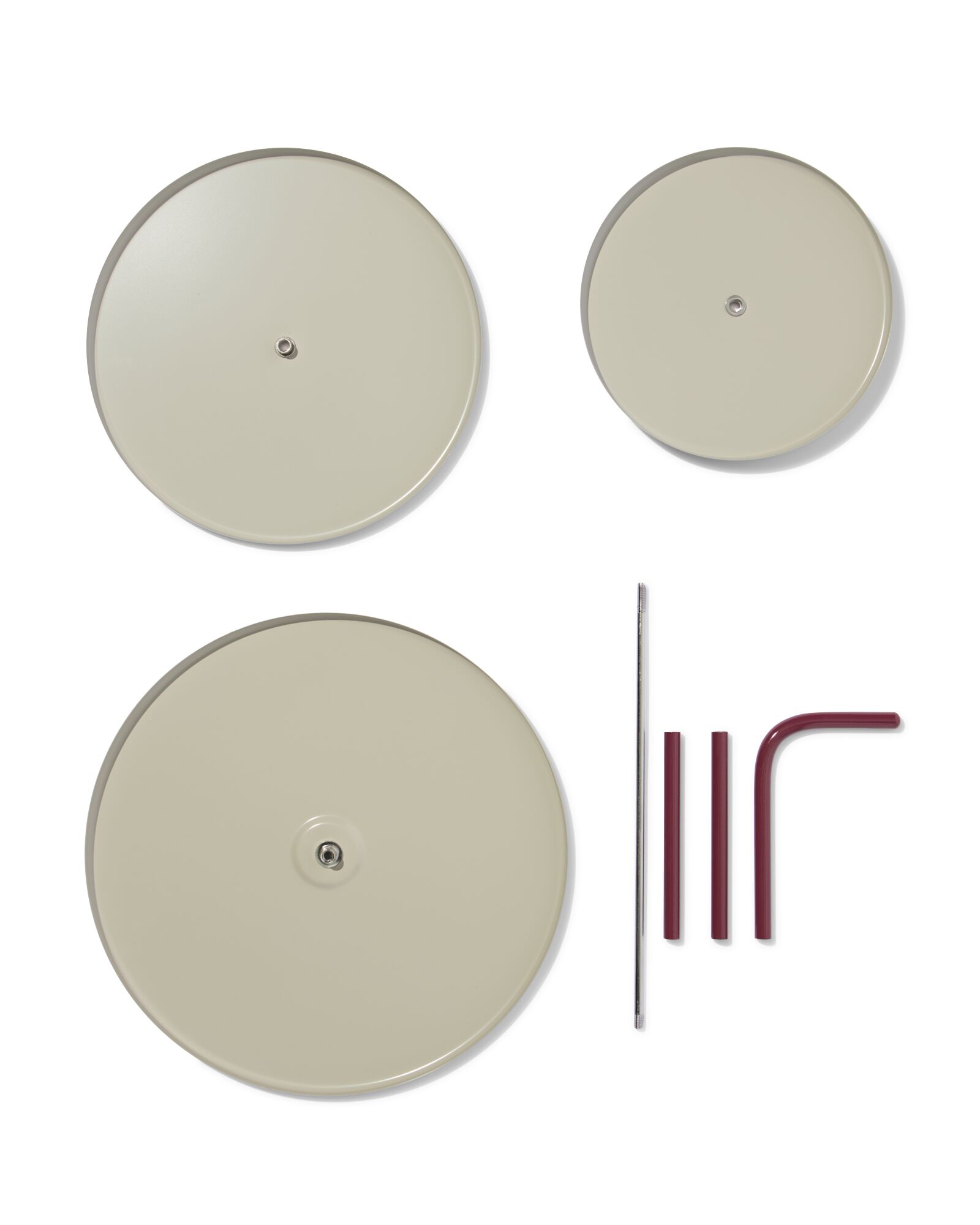 pr&eacute;sentoir 3 niveaux 37cm beige - 80660186 - HEMA