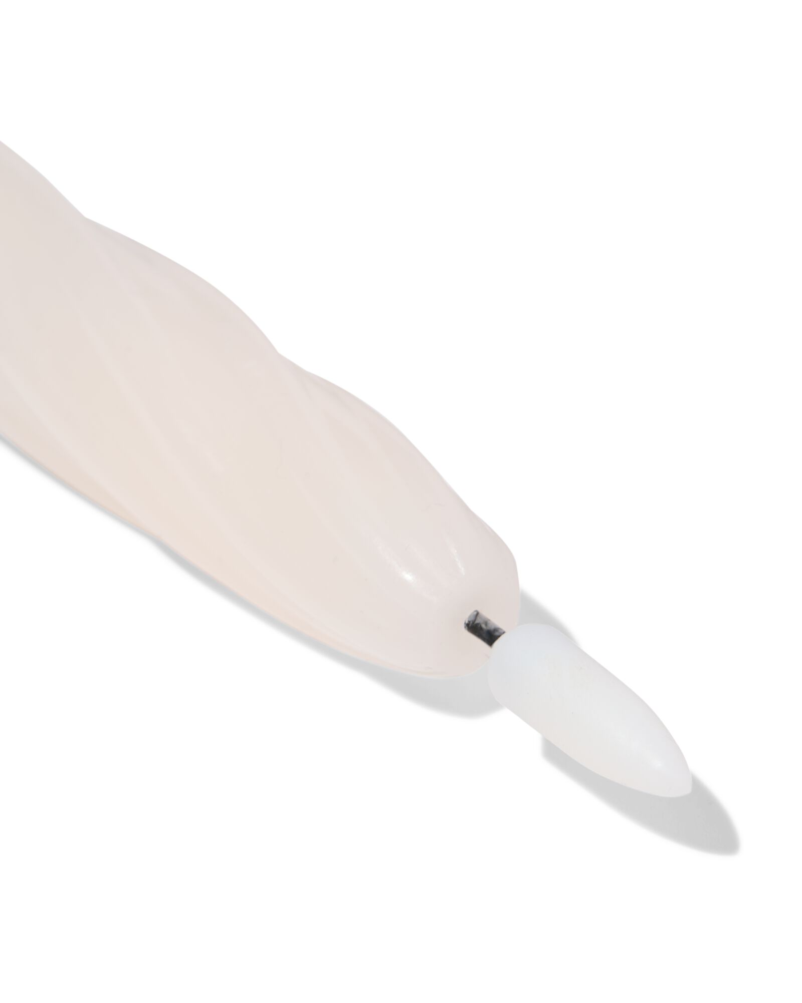 LED-Haushaltskerze, &Oslash;&nbsp;2,5&nbsp;&times;&nbsp;19,5&nbsp;cm, gedreht, elfenbeinfarben - 13550111 - HEMA