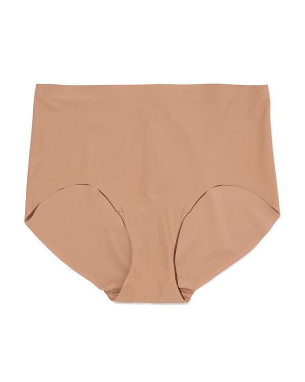 slip femme moyennement gainant taille haute marron clair marron clair - 21500391LIGHTBROWN - HEMA
