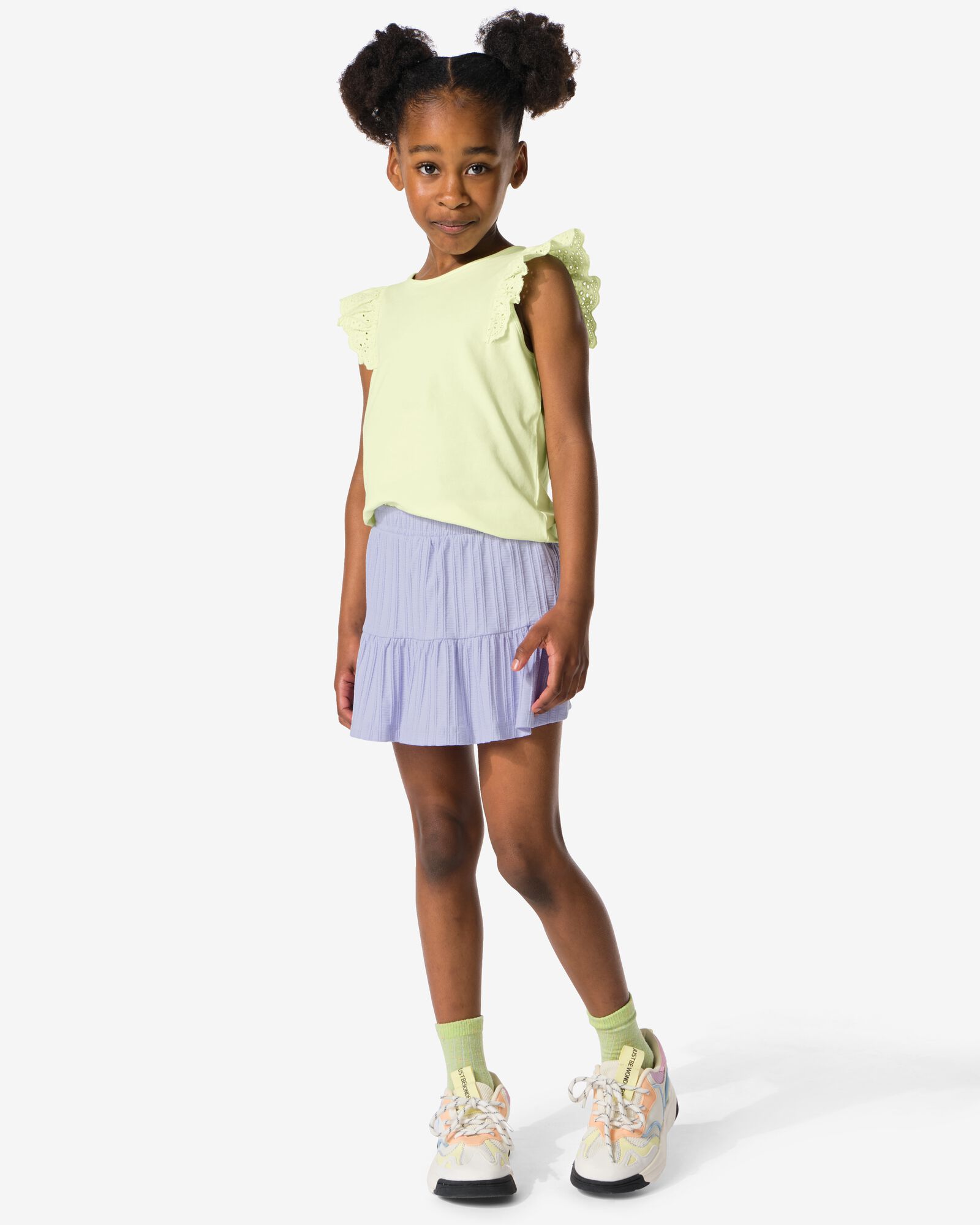 Kinderskort aus Ripp-Jersey violett - 30866009PURPLE - HEMA