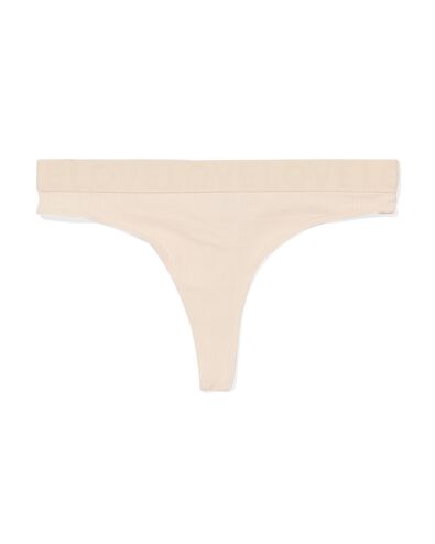 string femme en coton nude - 21930015NUDE - HEMA