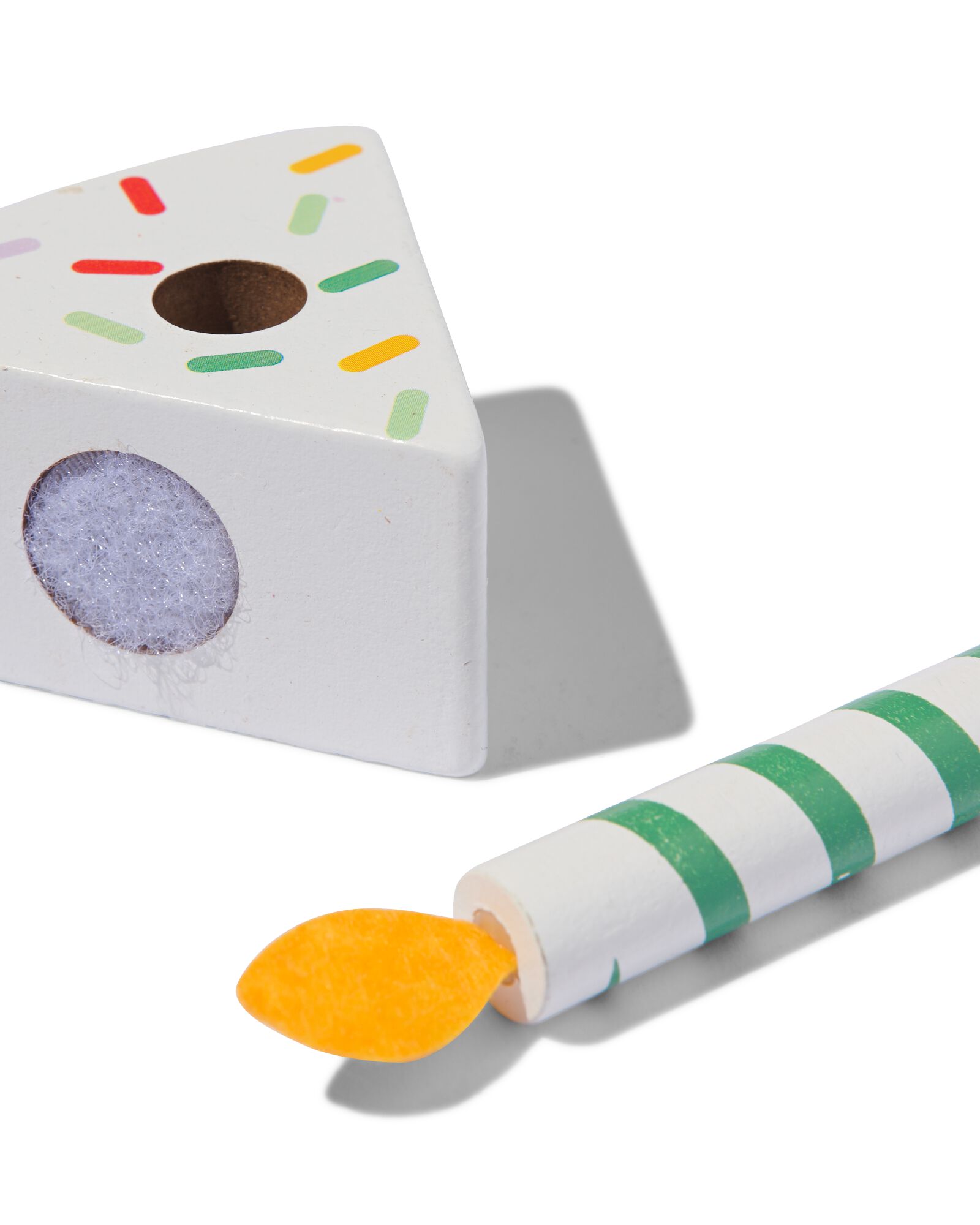 g&acirc;teau en bois &Oslash; 8 cm - 14 pi&egrave;ces - 15190292 - HEMA