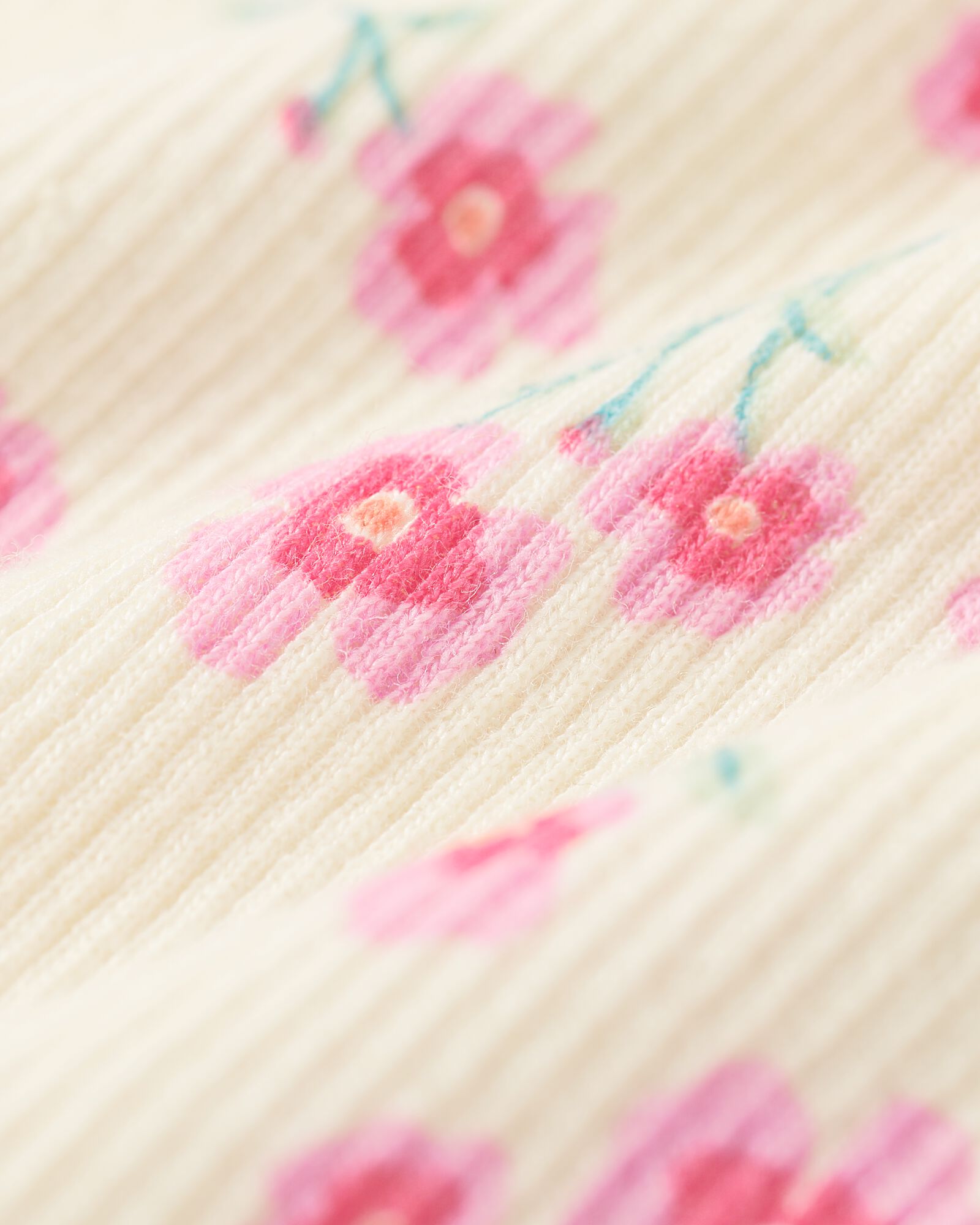 pyjacourt enfant fleur  blanc cassé blanc cassé - 23000380OFFWHITE - HEMA