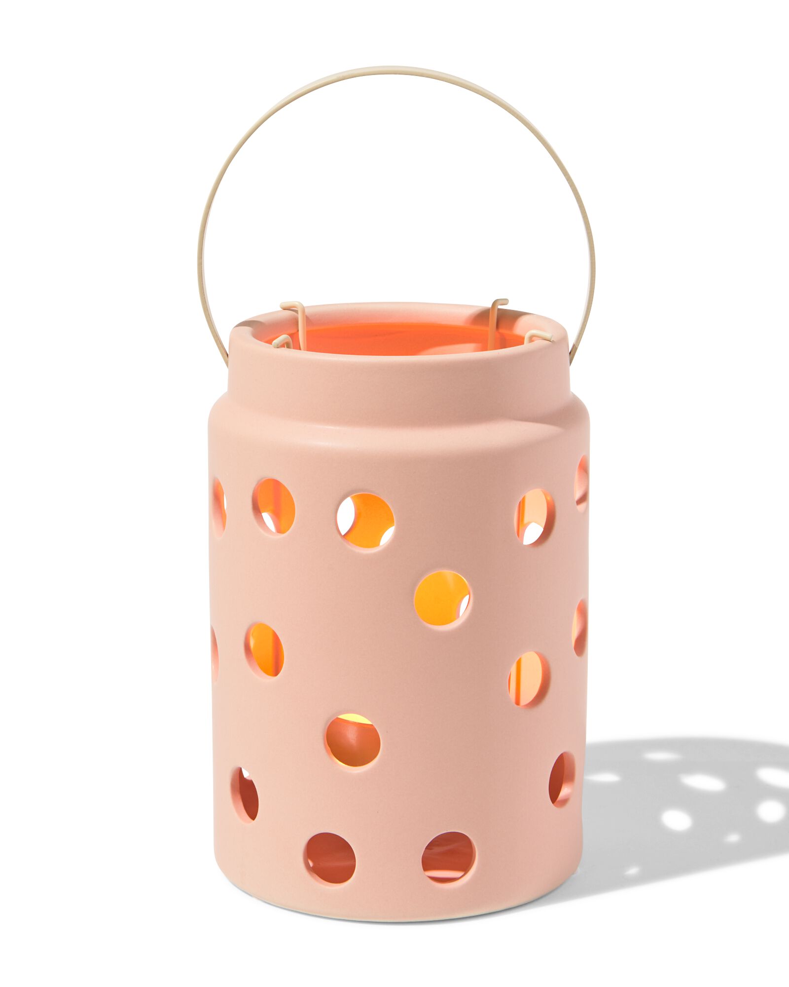 lanterne ⌀13x19cm terracotta - 41800216 - HEMA