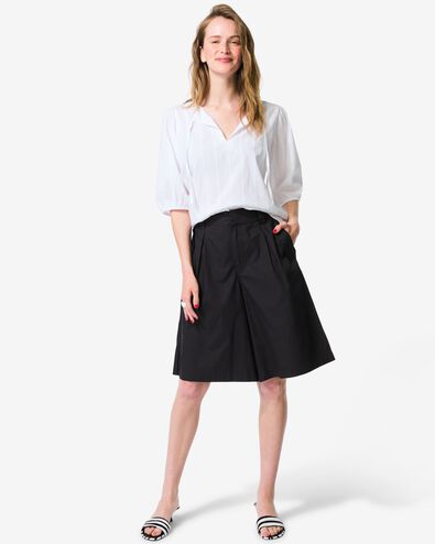 pantalon femme Daisy bermuda coupe classique noir noir - 36208880BLACK - HEMA