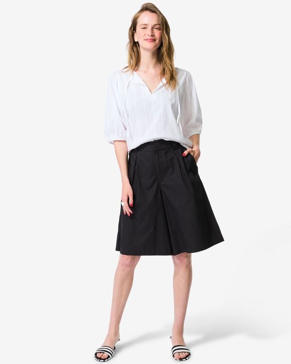 pantalon femme Daisy bermuda coupe classique noir noir - 36208880BLACK - HEMA