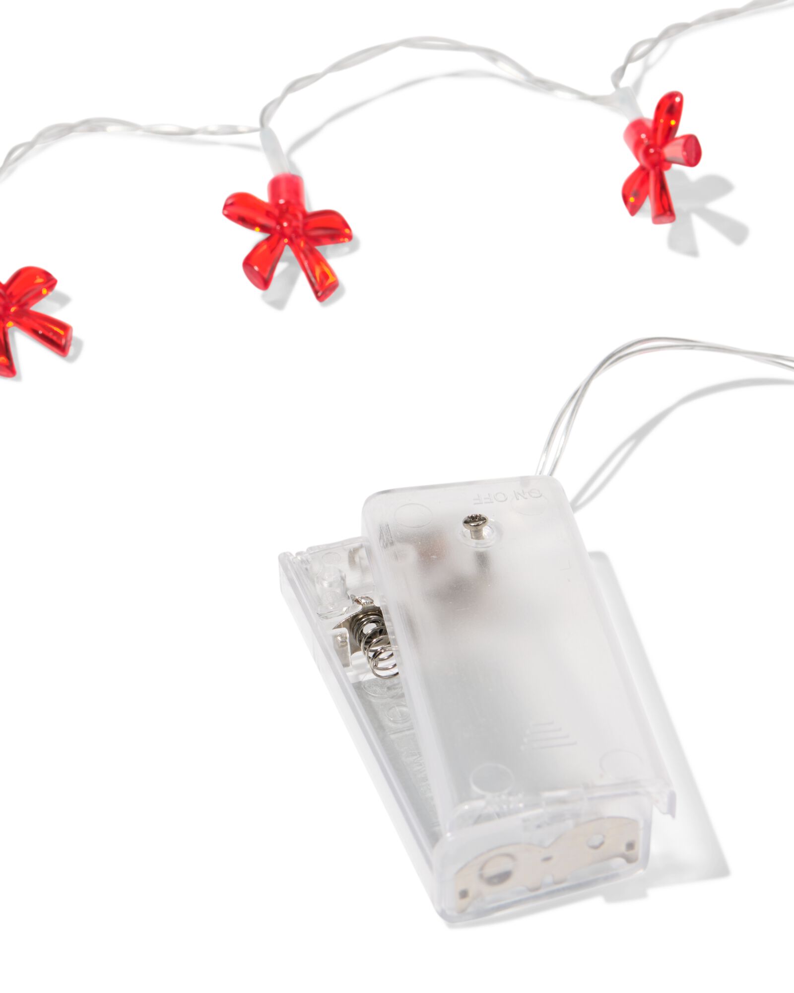 lichtsnoer 1.8m met 15 lampjes strikjes voor binnen - 25500153 - HEMA