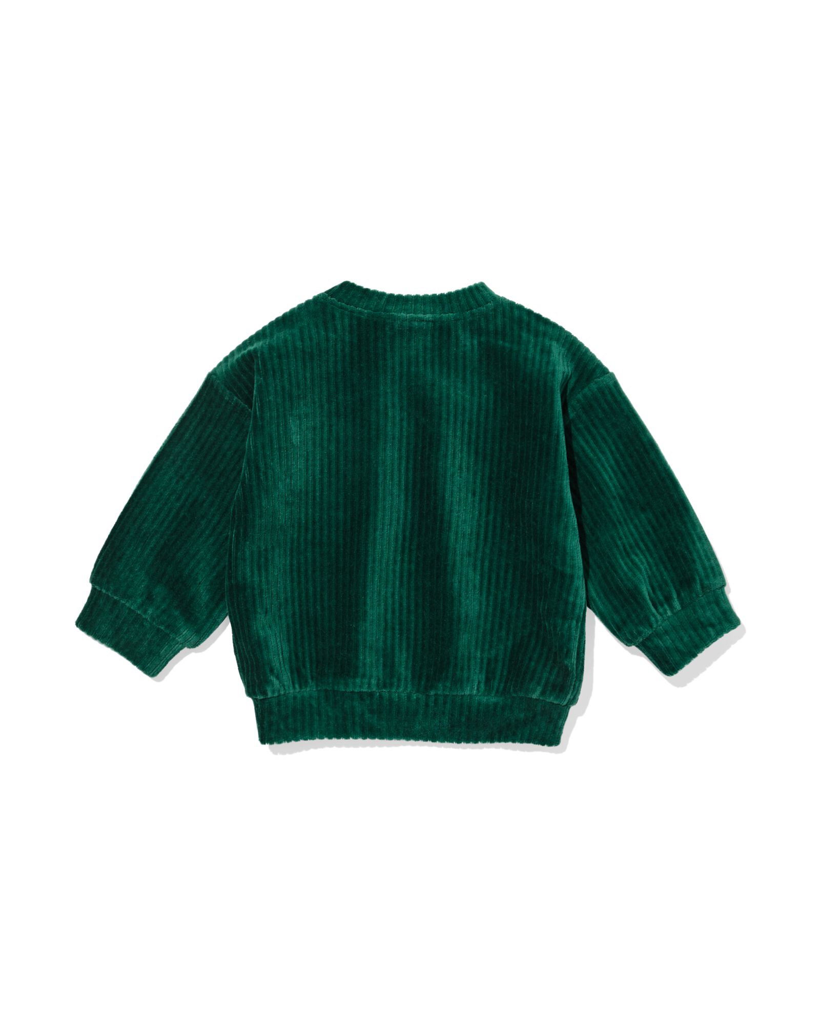 Baby-Sweater aus Velours, gerippt gr&uuml;n gr&uuml;n - 33169970GREEN - HEMA