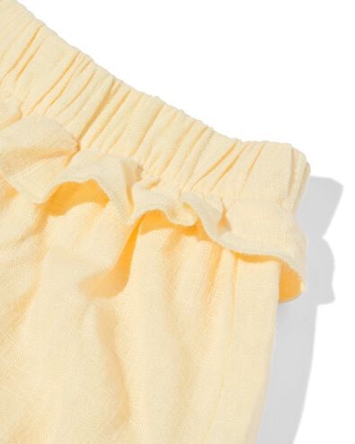 babybroek comfy fit lichtgeel lichtgeel - 33451720LIGHTYELLOW - HEMA