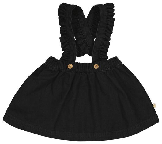 jupe salopette bébé noir - 1000025466 - HEMA