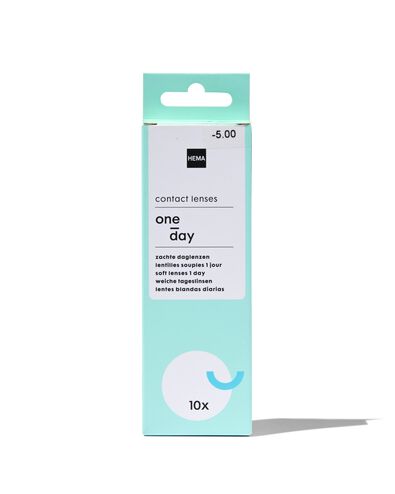 zachte daglenzen -5.00 - 10 stuks - 11973254 - HEMA