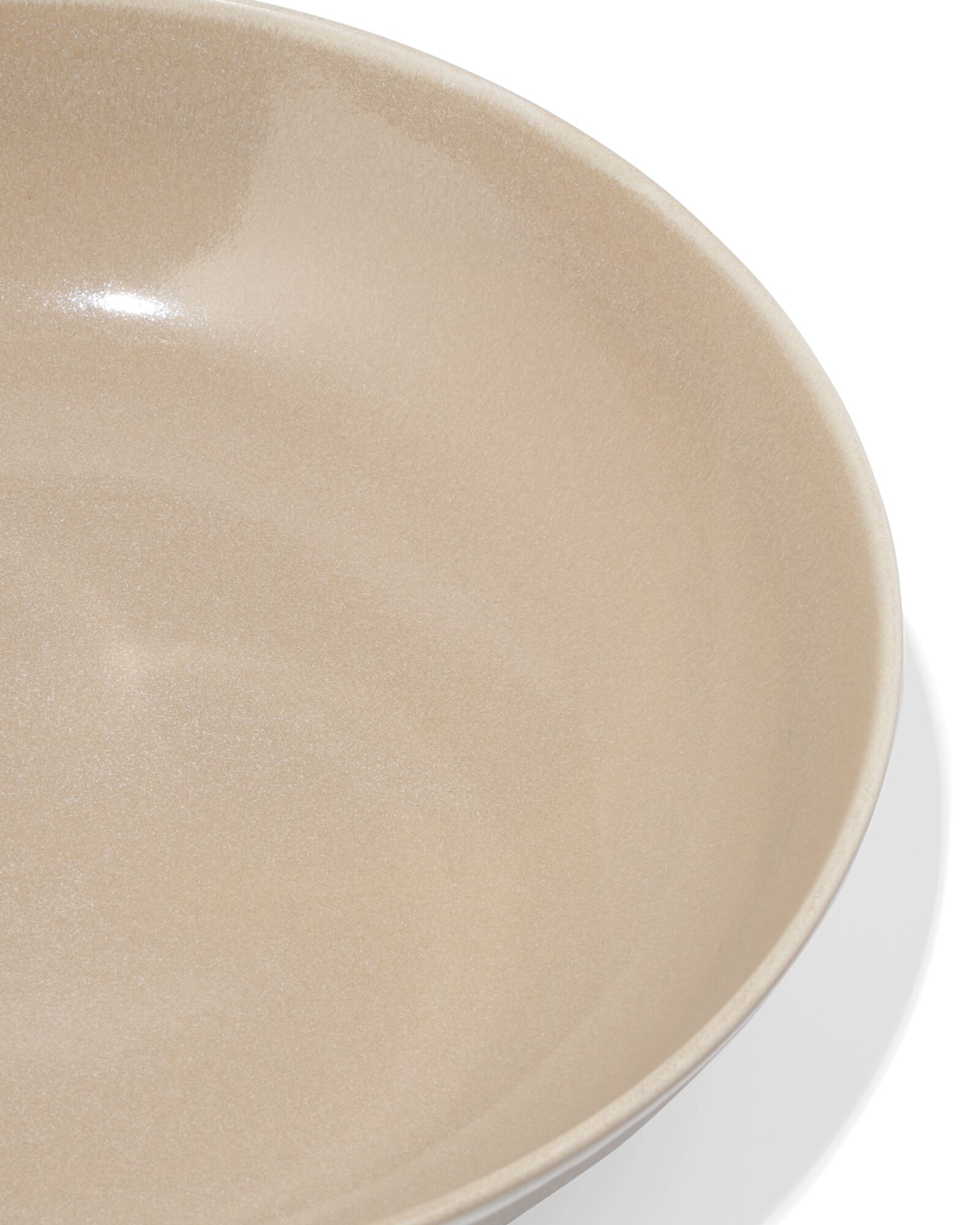 assiette creuse &Oslash; 22 cm PUUR gla&ccedil;ure r&eacute;active beige - 9650173 - HEMA