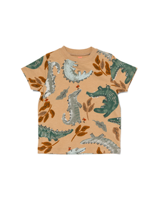 t-shirt bébé crocodile beige beige - 1000030539 - HEMA