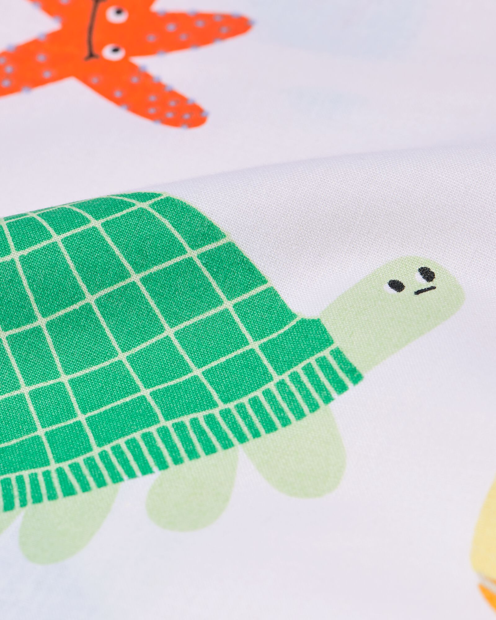 housse de couette tout-petits 120x150 coton doux monde marin - 5730231 - HEMA