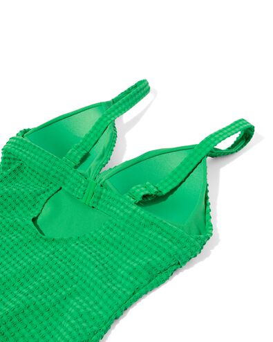Damen-Badeanzug mit Rückenverschluss grün S - 22350337 - HEMA