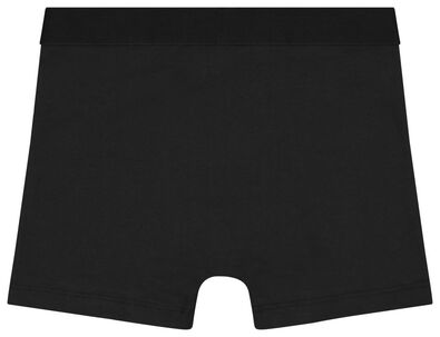 3er-Pack Kinder-Boxershorts, elastische Baumwolle schwarz schwarz - 1000022754 - HEMA