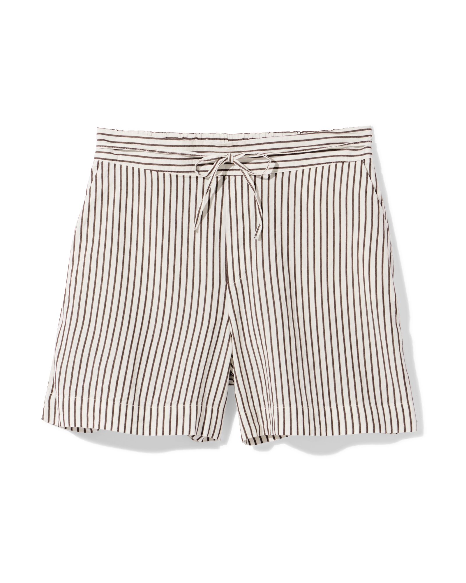 Damenshorts Sally weite Passform Seersucker gestreift wei&szlig; wei&szlig; - 36209140WHITE - HEMA