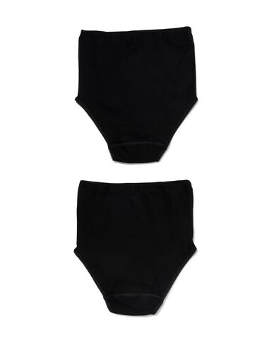 2-pak damesslips zwart zwart - 1000006555 - HEMA