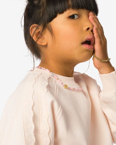 kindertrui sweatstof ecru ecru - 30837248ECRU - HEMA