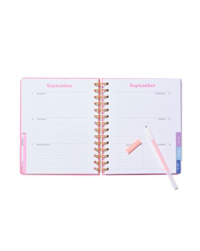 agenda scolaire Blond Amsterdam 2026-2027 15,5x19cm - 14904705 - HEMA