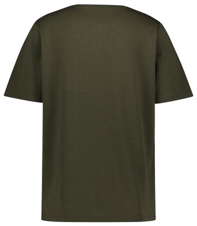 t-shirt de nuit homme avec bambou vert armée - 1000026978 - HEMA