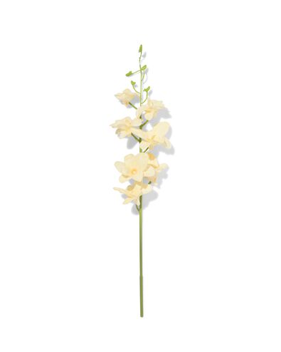 fleur artificielle dendrobium 55 cm caoutchouc blanche - 41300117 - HEMA