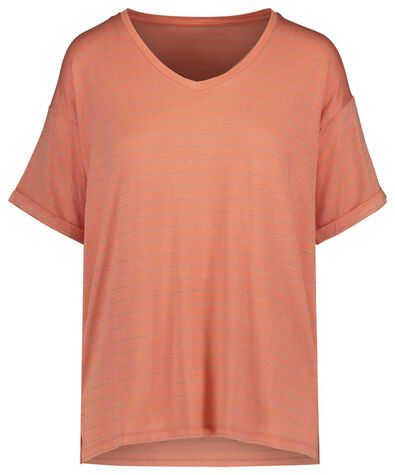 dames t-shirt oranje - 1000019577 - HEMA