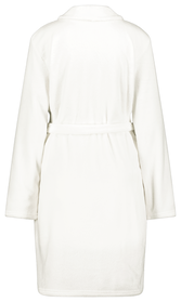peignoir court femme en polaire blanc blanc - 1000028600 - HEMA