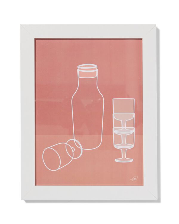 cadre photo bois 15x20 blanc 15 x 20 blanc - 13621033 - HEMA