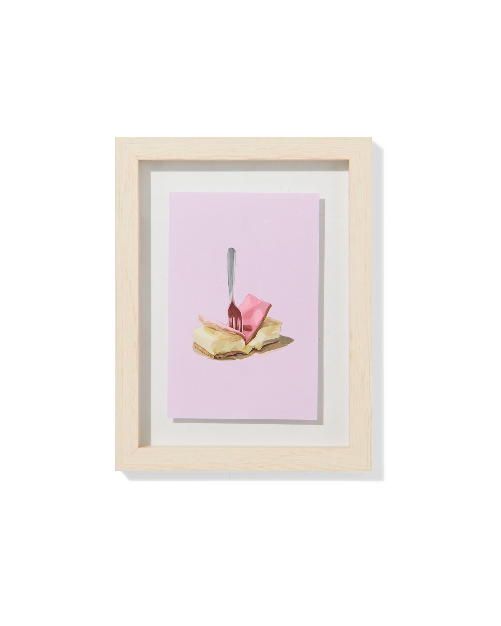 fotolijst 10x15cm hout zwevend - 13626063 - HEMA