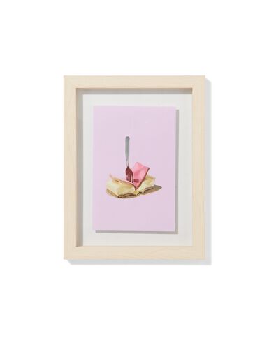 fotolijst 10x15cm hout zwevend - 13626063 - HEMA