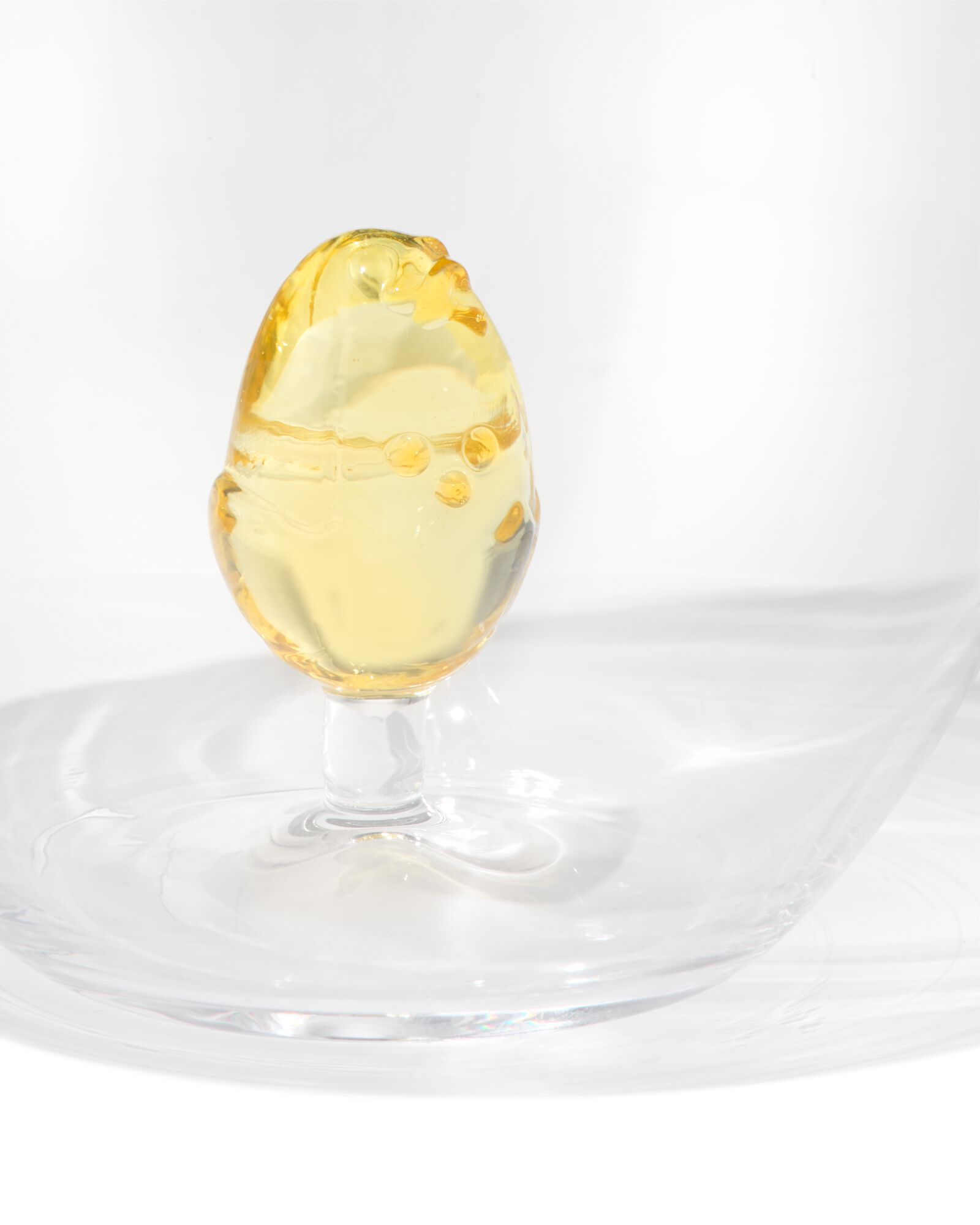 verre ⌀11x13cm avec figurine de poussin - 25800054 - HEMA