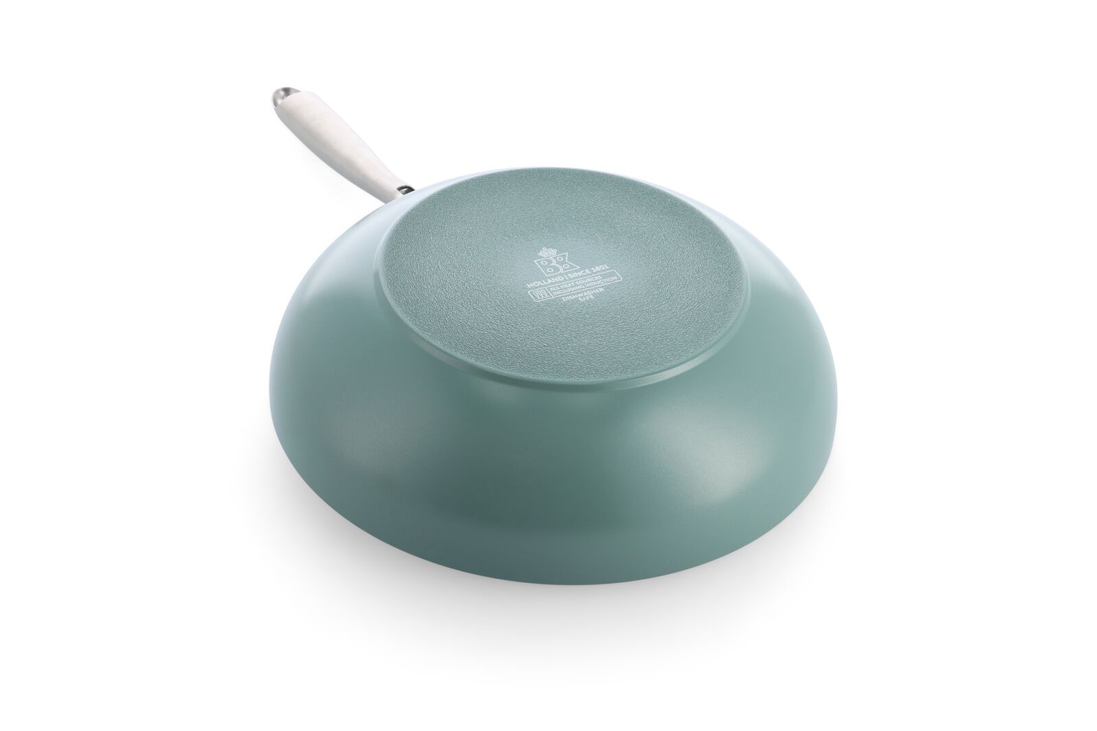 BK Wokpfanne &Oslash; 28 cm, Keramik, PFAS-frei, gr&uuml;n Wok, 28 cm BK - 80190230 - HEMA