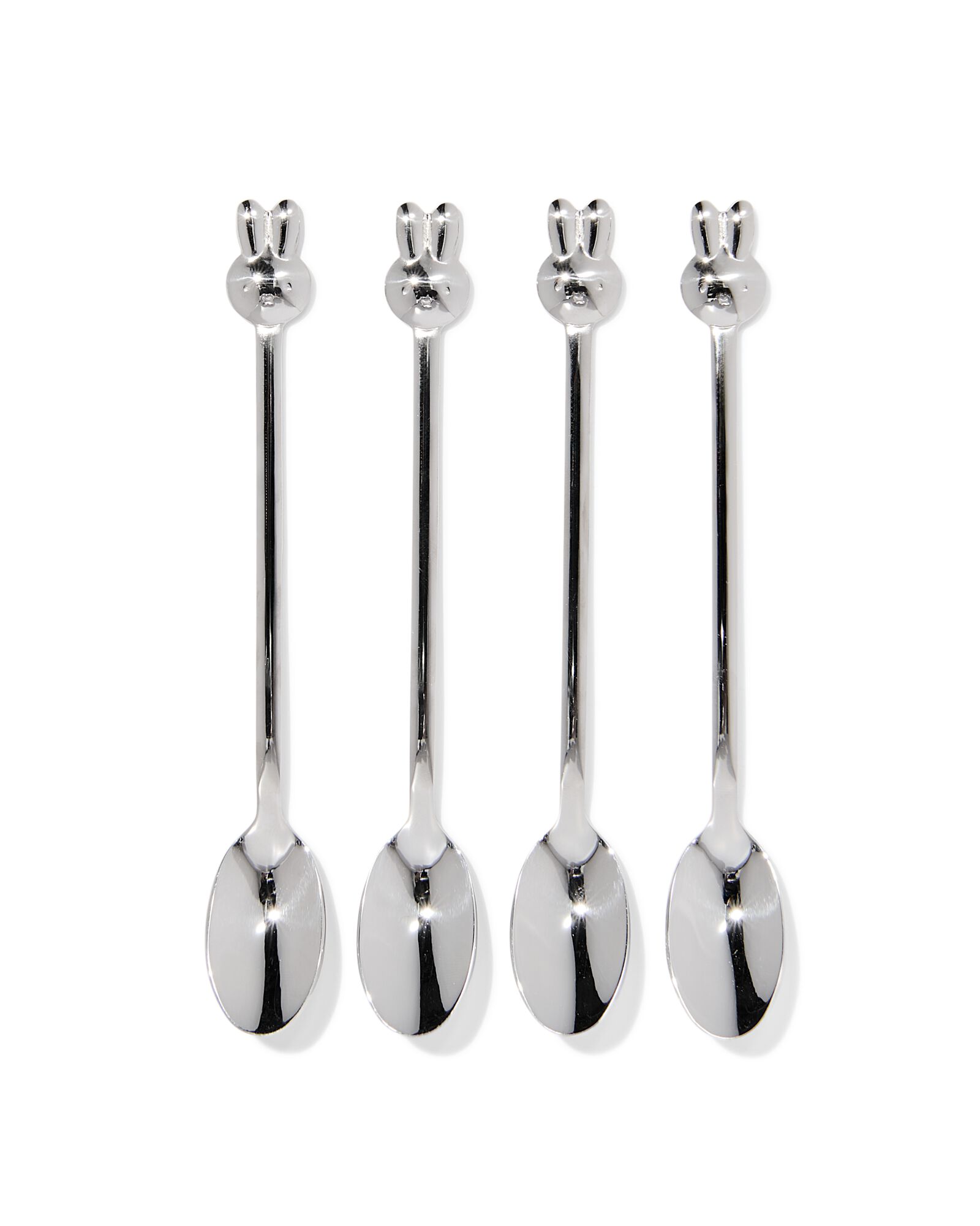 4&nbsp;cuill&egrave;res &agrave; th&eacute; en inox Miffy - 60410093 - HEMA