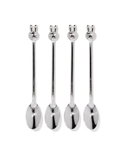 4&nbsp;cuill&egrave;res &agrave; th&eacute; en inox Miffy - 60410093 - HEMA