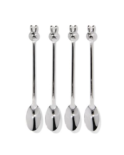 4&nbsp;cuill&egrave;res &agrave; th&eacute; en inox Miffy - 60410093 - HEMA