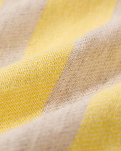 Tischdecke, 140 x 240 cm, Baumwolle mit Leinen, gelb - 5350020 - HEMA