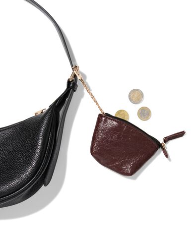 sleuteletui structuur bruin - 18150041 - HEMA