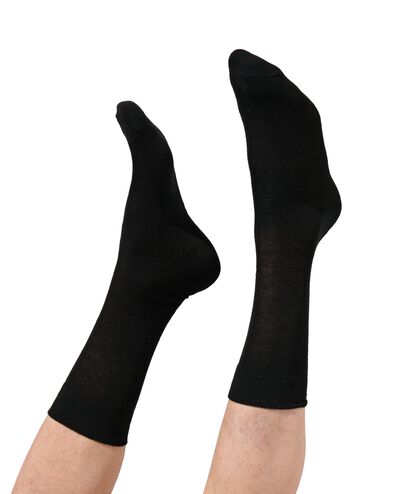 4er-Pack Herren-Socken schwarz - 1000011098 - HEMA