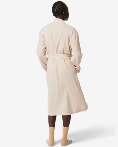 peignoir femme beige gaufr&eacute; beige - 23400118BEIGE - HEMA