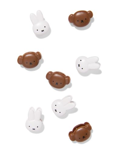 pinces de sac Miffy - 8 pi&egrave;ces - 60410291 - HEMA
