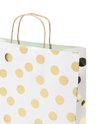 sac cadeau XL 45x28cm pois - 14700194 - HEMA